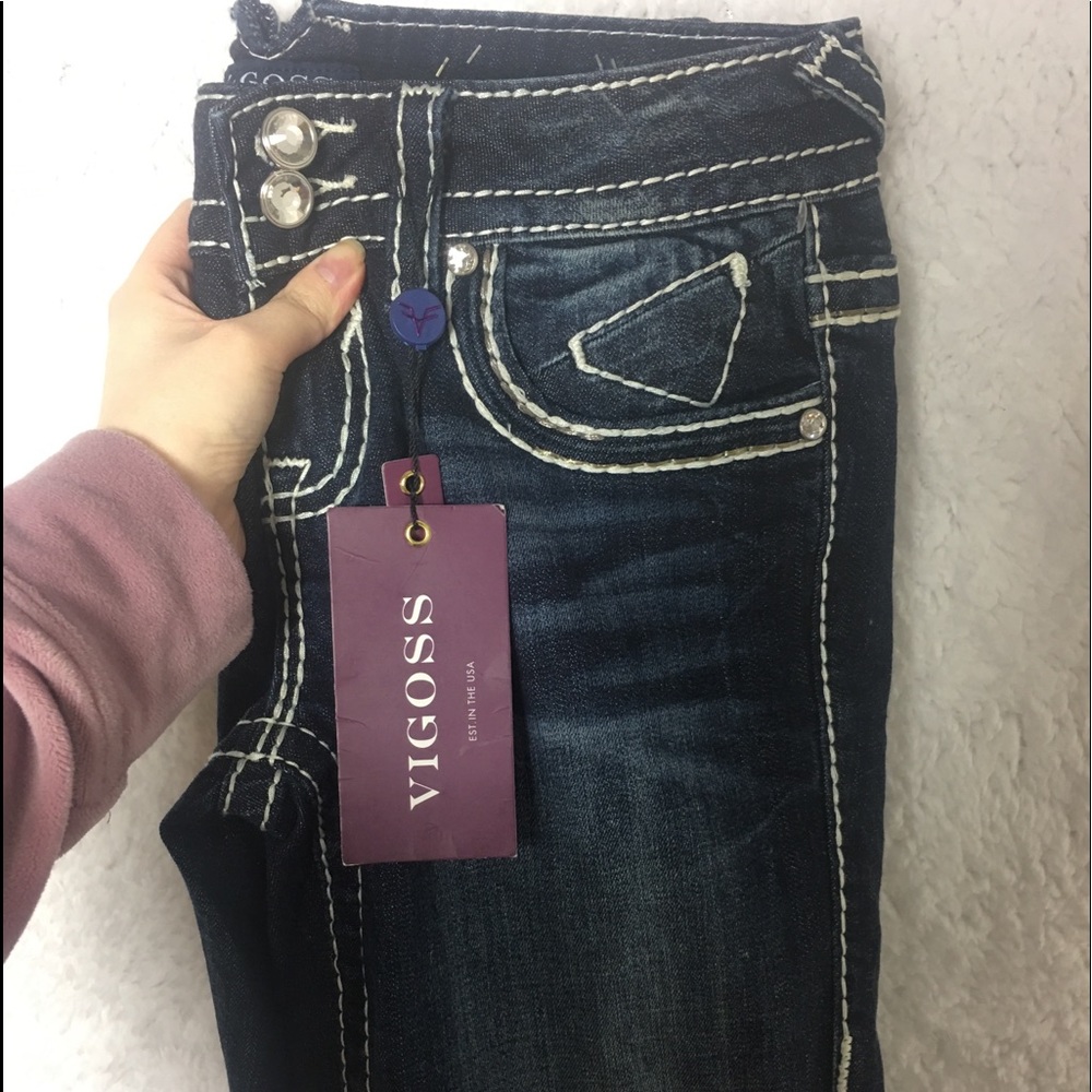 NWT Vigoss Chelsea Boot Cut Style Size 3/4